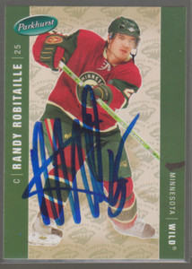 Autographed 05/06 Parkhurst Randy Robitaille - Wild