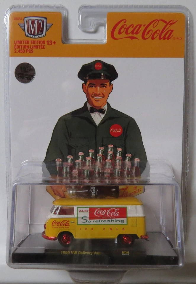 CASTLINE M2 Machines Coca-cola 1965 Ford Econoline Delivery Van