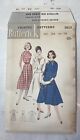 Vintage 50?S Butterick Pattern 8418 14 34 Uncut Jr Misses One Piece Dress Middy