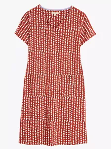 NEW **EX WHITE STUFF** 'JENNA' CASUAL POCKET DRESS - 100% JERSEY COTTON 10 12 14 - Picture 1 of 3