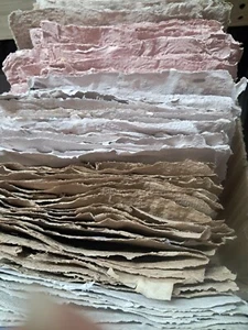 Selbstgemachtes Papier für all Ihre Bastel- oder persönlichen Ideen  - Bild 1 von 6