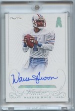 Warren Moon 2015 Flawless Greats Platinum Auto Autograph TRUE 1/1 Houston Oilers