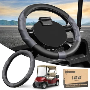 13 Inch Golf Cart Steering Wheel Covers for EZGO TXT&RXV, Upgraded Microfiber An - Picture 1 of 12