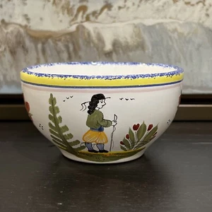 Vintage HENRIOT QUIMPER Frankreich Französisch (1) Teetasse Fayence - Bild 1 von 8