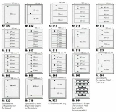 Hojas en blanco Safe Dual - Haga clic aquí todas las variantes (paquete de 5) Nuevo