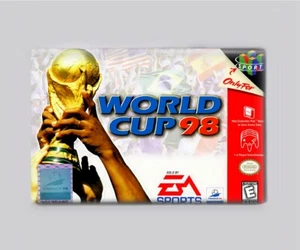 WORLD CUP SOCCER 98 / N64 - IMÁN NEVERA 2"x3" (juego nintendo 64 caja retro fifa - Imagen 1 de 3