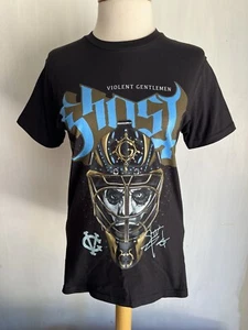 GHOST x LAS VEGAS KNIGHTS (2024) Official Unisex "Papa Saves" Band T-Shirt XS - Picture 1 of 4