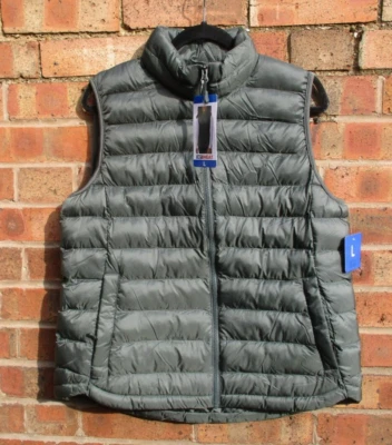 Ladies 32 Degrees Heat Gilet Womens Bodywarmer Vest Lightweight Dark Green Large