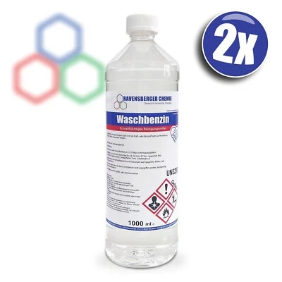 Waschbenzin Spezialbenzin Reinigungsbenzin Spezialreiniger Reiniger 2 x 1 Liter - Bild 1 von 3