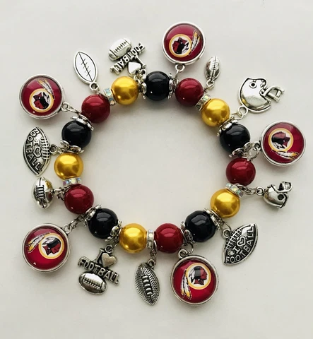 Washington Redskins Charms Bracelet Cover