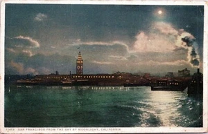 Mondschein in der San Francisco Bay Postkarte 71413 verschickt - Bild 1 von 2