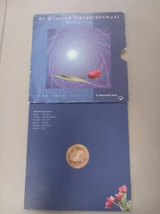 Netherlands - 10 Gulden 1999 - .800 Silver - Picture 1 of 4
