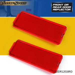 2Pcs Inside Door Reflector Light Lens Fit For 1999-2007 Ford F250 F350 F450 F550 - Picture 1 of 12
