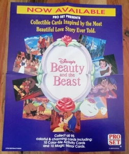 "Poster promozionale cartolina set professionale 1992 Disney's La Bella e la Bestia 20"" X 16" - Foto 1 di 1