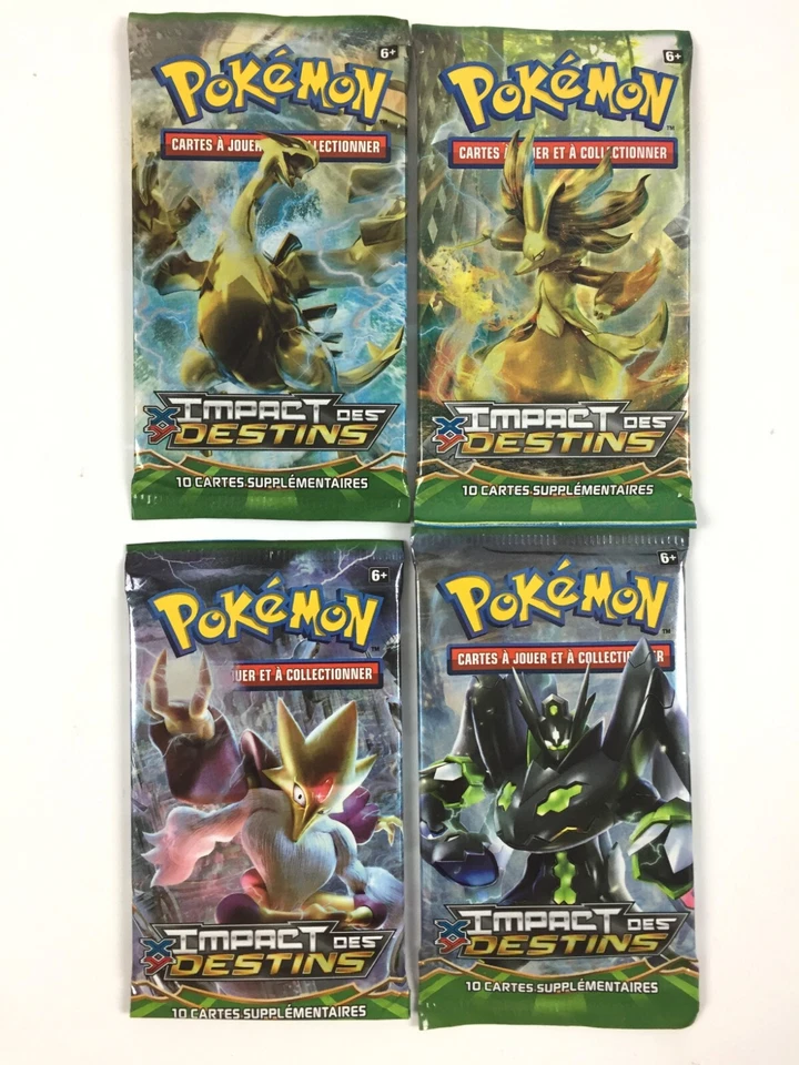 Lot 4 Pokemon XY Impact Of Destiny Booster / Artset XY10 - Image 1 of 1