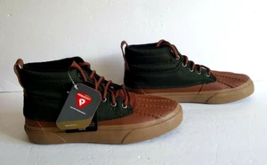 Vans Off the Wall Herren Allwetter MTE Hoch Grün & Braun Schnürstiefel Größe 8 - Bild 1 von 12