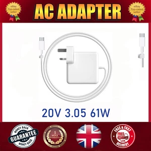 Cargador adaptador de corriente con cable para Apple 61W USB-C Macbook Pro y Air A1947 - Imagen 1 de 5