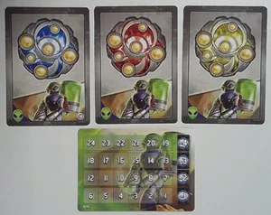 Keyforge: 2019 Stagione Uno: OP Kit Promo: Mars Chain Tracker + Chiavi (uno ciascuno) - Foto 1 di 1