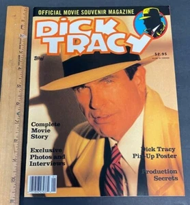 1990 WALT DISNEY COMPANY MAGAZINE "OFFICIAL MOVIE SOUVENIR MAGAZINE:DICK TRACY" - Picture 1 of 2