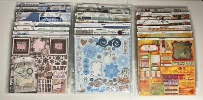 Kits de papel Bo Bunny 12 x 12 varios - Varias variaciones disponibles - Tú eliges Foto 1 de 4