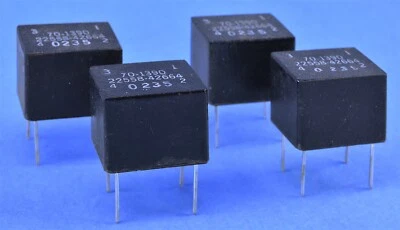 4 Vernitron Magnetics Mil-Spec 2.73:2.73 Ohms Pulse Transformer Pri:Sec 1:1 25mH