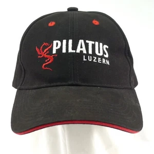 Cappello Monte Pilatus Lucerna Svizzera nero rosso drago cappello da baseball - Foto 1 di 11