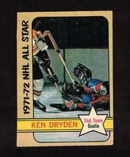 1972-73 KEN DRYDEN AS #247 OPC SCARCE Hi # Habs HOF Star GOALIE NHL Hockey Card