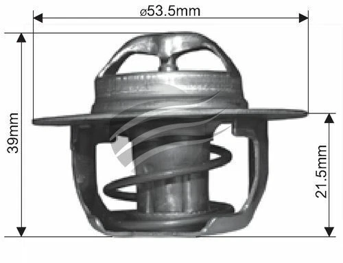 Dayco Thermostat for Citroen AX 4/1991 - 12/1993 1.4L 4 cyl 8V SOHC EFI 66kW TU3 - image 1 of 1