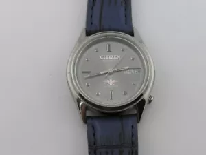 Vintage Eagle 7 Citizen Watch Gray Dial 21j Automatic Unisex 4-03885K - Picture 1 of 7