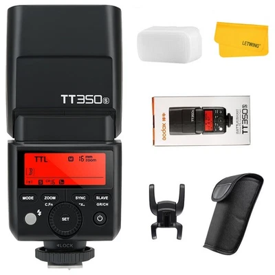 Godox TT350S Flash Speedlite for Sony Camera, 2.4G Wireless GN36 1/8000s HSS ... - Image 1 of 4