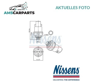 DRUCKSCHALTER DRUCKSENSOR KLIMAANLAGE 301088 NISSENS NEU OE QUALITÄT - Bild 1 von 5