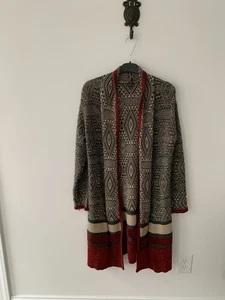 Hannah Pullover Damen Medium Aztec Duster Long Cardigan - Bild 1 von 9
