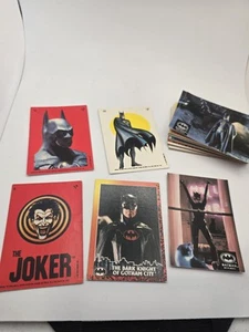 TOPPS 1992 BATMAN RETURNS TRADING CARDS 45 total cards - Picture 1 of 6