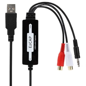 USB Card High Quality Stereo Acquisition Card With 3.5mm NEW - Afbeelding 1 van 7