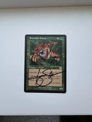 Ravenous Baloth - Onslaught (ONS) - NM - Signed One Copy - Image 1 of 2