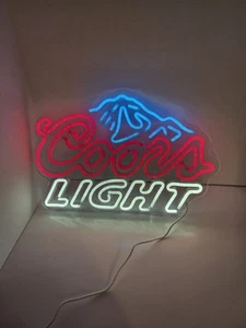 Coors LIGHT Leuchtreklamen für Wanddeko Neonlicht LED Schild - Bild 1 von 6