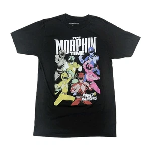Camiseta Mighty Morphin Power Rangers Adulto Talla Pequeña - Imagen Personaje Morphin Time - Imagen 1 de 6