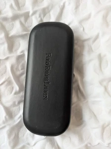 Polo Ralph Lauren Black Hard Snap Close Sunglasses Glasses Case - Picture 1 of 5