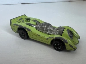 Hot Wheels Redline Red Line Jet Threat 1970 verde Mattel hecho en Hong Kong - Imagen 1 de 5