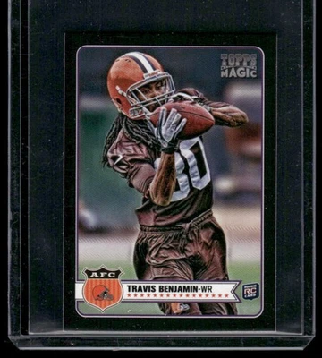 2012 Topps Magic Travis Benjamin Mini Black Border #39 RC Browns - Image 1 of 4