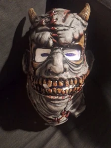 HANDSIGNIERT Alla Xul Elu Forever Gesicht BLUTIGE HÖRNER Maske - Twiztid ICP MNE Juggalo - Bild 1 von 4