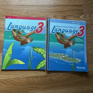 Abeka Language 3 Writing and Grammar Work-Text Answer Key & Test Key Set A Beka - Picture 1 of 5