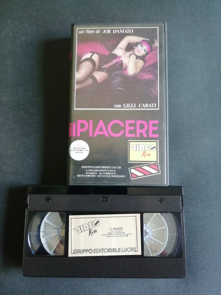 IL PIACERE JOE D'AMATO CON LILLI CARATI FILM VHS EDIZIONI LUCAS - Immagine 1 di 2