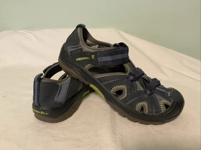 Merrell Hydro Blue Hiking Sandals Big Kid Size 3 Water Outdoors Closed Toe - Image 1 of 4