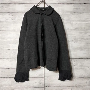 Trikot COMME des GARCONS Rundkragen Cardigan Strick Docking Wolle One Size Japan - Bild 1 von 9