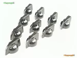 10×Bakelite Black Chicken Head Control Knob Set Screw 20mmDx16mmH For 6mm Shaft - Picture 1 of 5