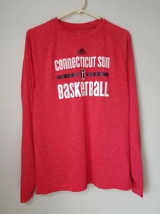 Adidas Connecticut Sun Basketball WNBA long sleeve shirt, mens size Small - Picture 1 of 3