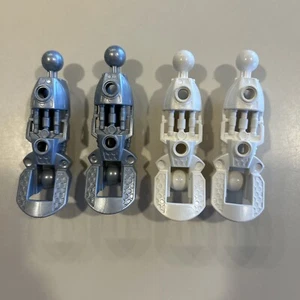 LEGO 57475 Gamba di Bionicle Sezione Inferiore Grigio Chiaro Perla/Bianco - Foto 1 di 2