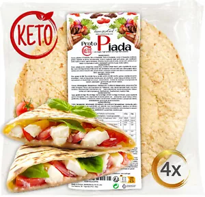 KETO PIADINA Proteica Line@ conf. da 4 PIADE da 40gr - Chetosi x Dieta FASE 1 - Bild 1 von 6