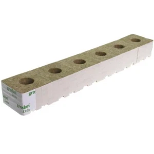 Grodan Steinwollblock 10x10x6,5 cm großes Loch - Anzuchtblock Kulturblock Grow  - Bild 1 von 1
